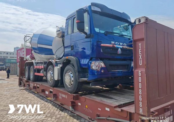 Concrete Mixer from China to Africa