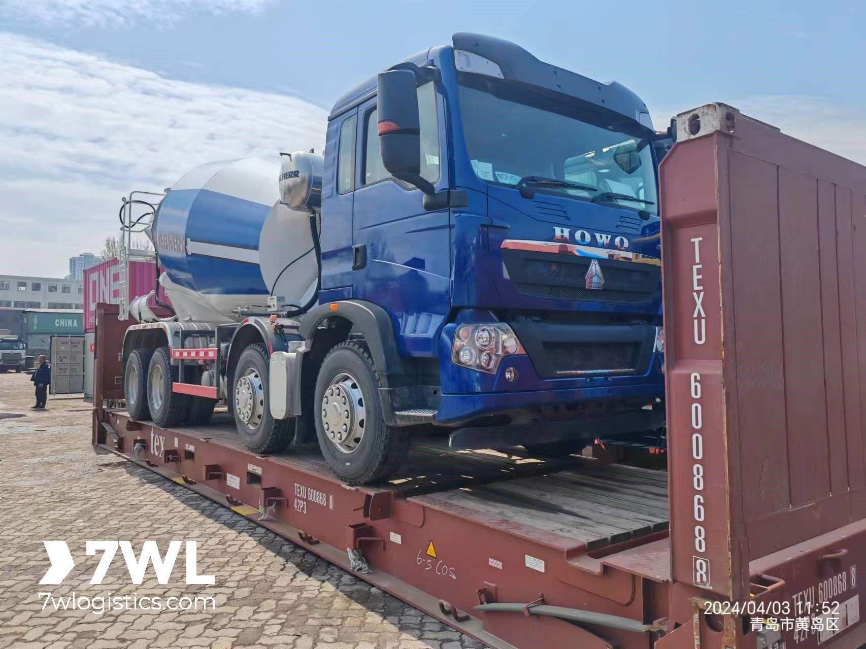 Concrete Mixer from China to Africa